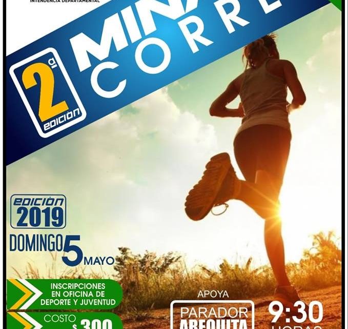 12.04.2019 «Minas Corre» con inscripciones abiertas para atletas del departamento