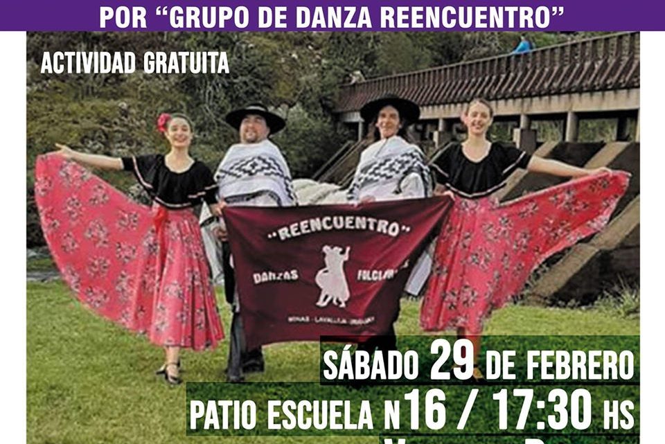 12.02.2020 Actividad «Folclore al Atardecer» en el patio de la Escuela N°16