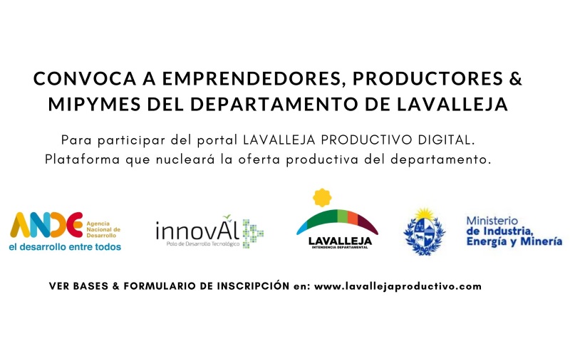 10.06.2020 Portal Lavalleja Productivo Digital realiza llamado a emprendedores del Departamento
