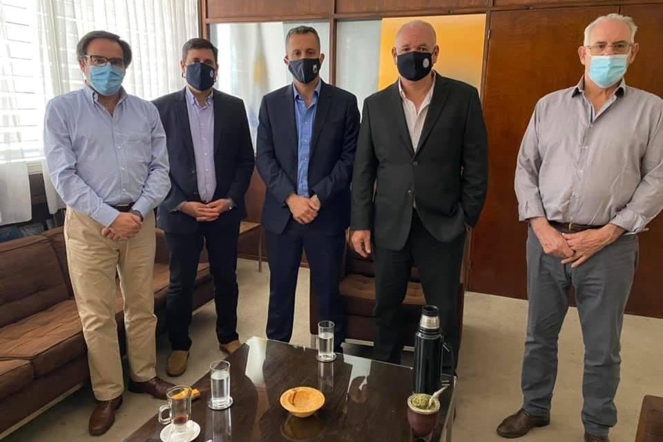 01.12.2020 Intendente Dr. Mario García se reunió con autoridades nacionales
