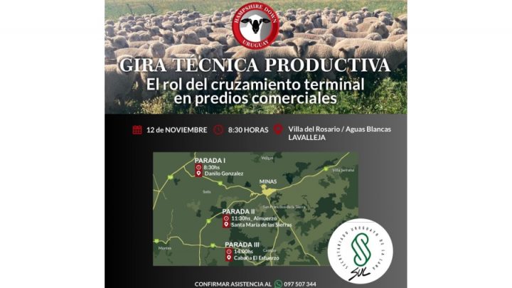 10.11.2021 Gira técnica productiva de la Sociedad de Criadores de Hampshire Down del Uruguay