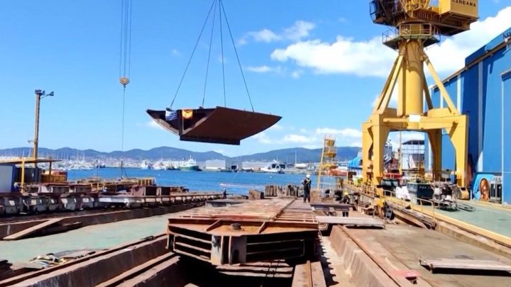 Cardama exige al Estado uruguayo el retiro de las patrulleras oceánicas inacabadas de su astillero